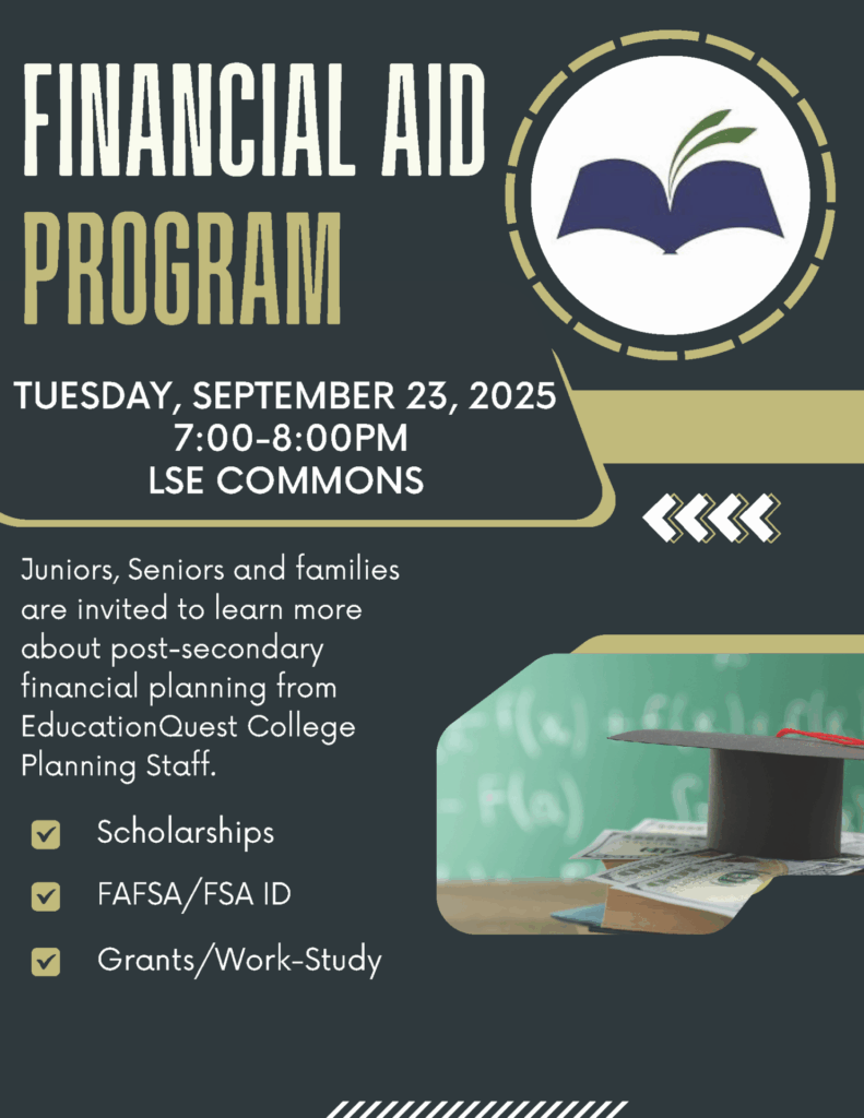 Flyer for the Financial Aid Program